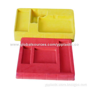 Color PS Flocking Tray for Electronic Products Packaging
